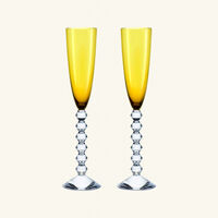 baccarat vega flutissimo champagne glass set
