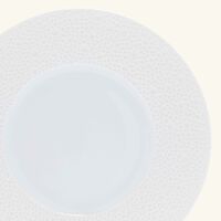 bernardaud ecume bread   butter plate round white 16cm