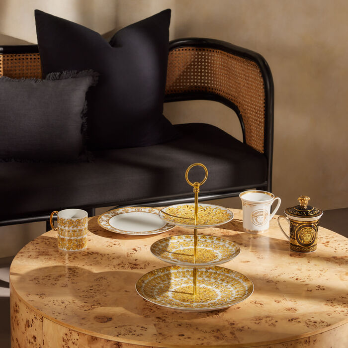 versace medusa gala mug gold