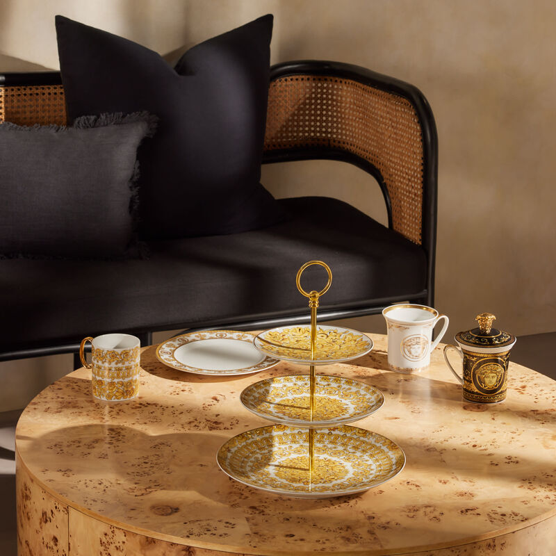 versace medusa gala mug gold