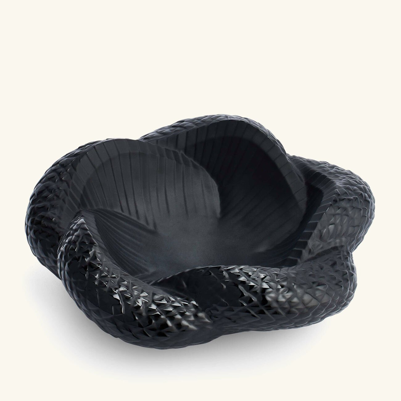 Serpent Bowl Black lalique serpent bowl black