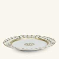 bernardaud constance dessert plate round green 19cm