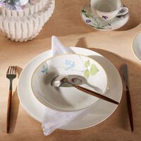 bernardaud jardin indien soup plate round white 19cm