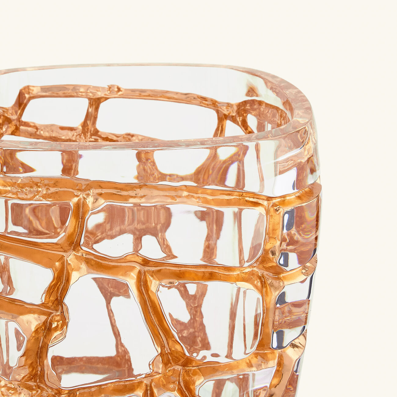 Magnitude Vase Large Gold lalique magnitude vase large gold