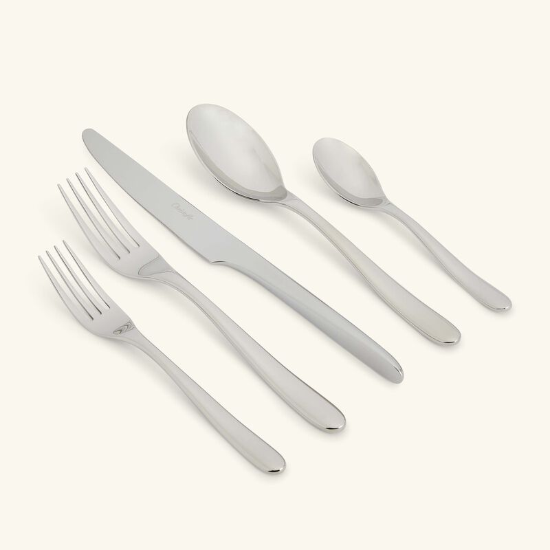 l ame de christofle flatware set 75 pieces stainless steel