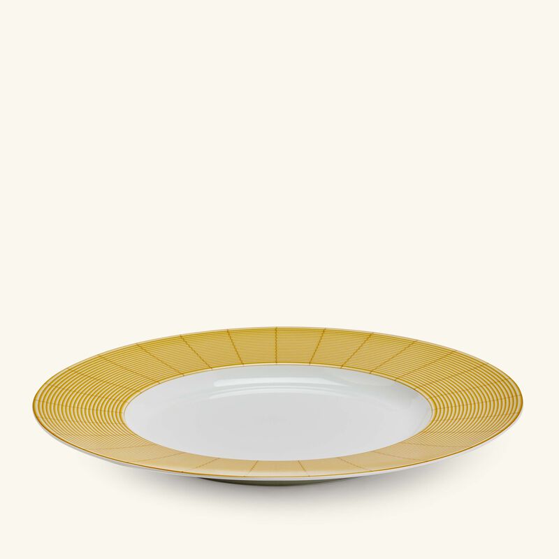 bernardaud jardin indien underplate round gold 32cm