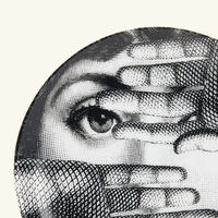 Tema e Variazioni No.154 Coaster Grey fornasetti tema e variazioni no 154 coaster grey