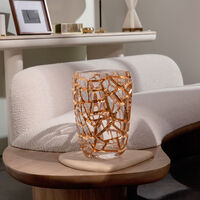 Magnitude Vase Large Gold lalique magnitude vase large gold