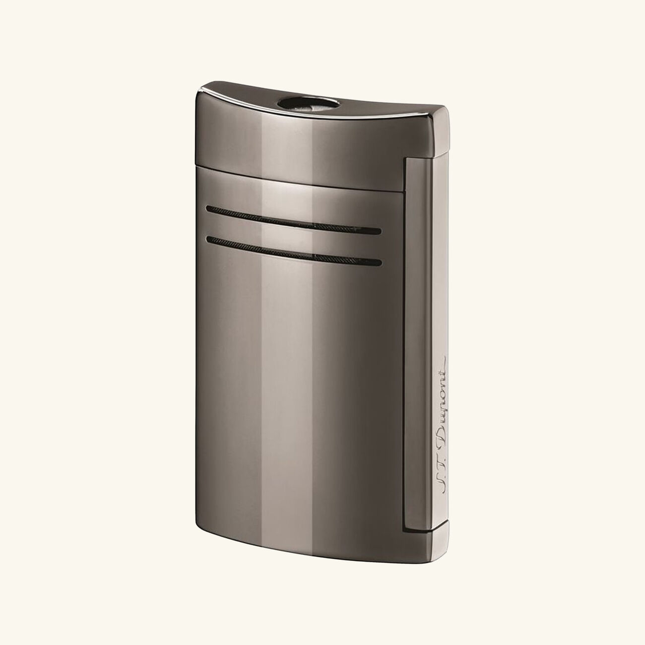 st dupont maxijet lighter silver