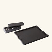 Elie Saab Monogram Backgammon Set Ebony giobagnara elie saab monogram backgammon set ebony