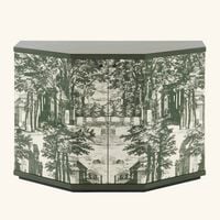Giardino Settecentesco Polyhedric Cabinet Green fornasetti giardino settecentesco polyhedric cabinet green