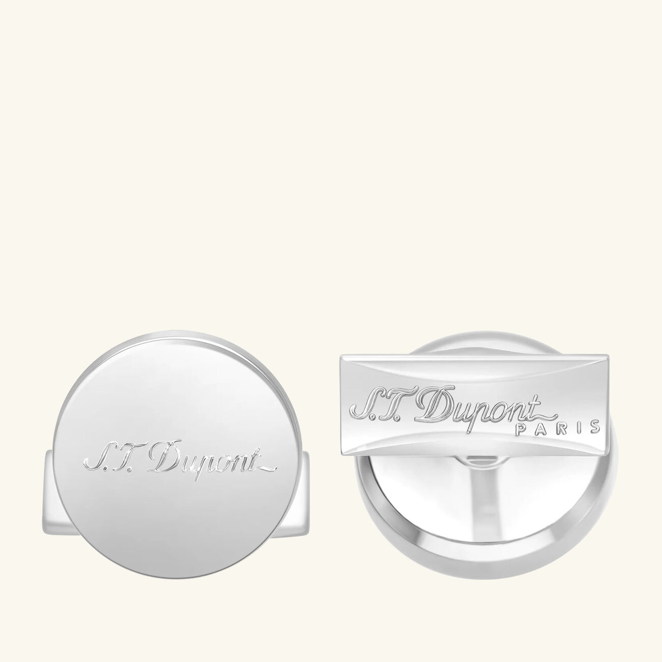Cufflinks Silver st dupont cufflinks silver