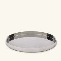 Thorpe Serving Tray Round Medium Stainless Steel ralph lauren home thorpe serving tray round medium stainless steel