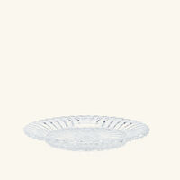 baccarat mille nuits dessert plate round clear 16cm