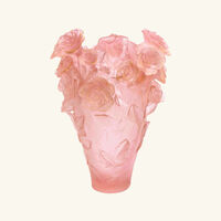 Rose Passion Vase Large Pink daum rose passion vase large pink