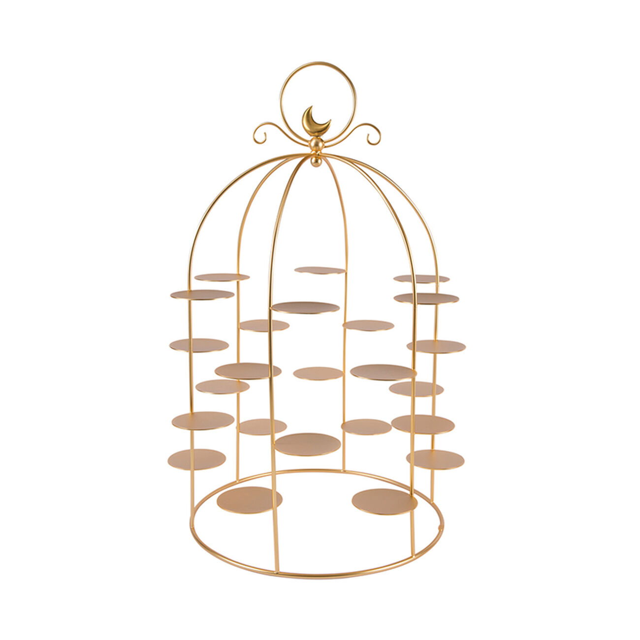 قاعدة الحلويات إكسترافاجانزا باللون الذهبي فيلاري قاعدة الحلويات إكسترافاجانزا باللون الذهبي