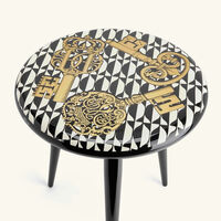 Chiavi e Losanghe Stool Pattern fornasetti chiavi e losanghe stool pattern