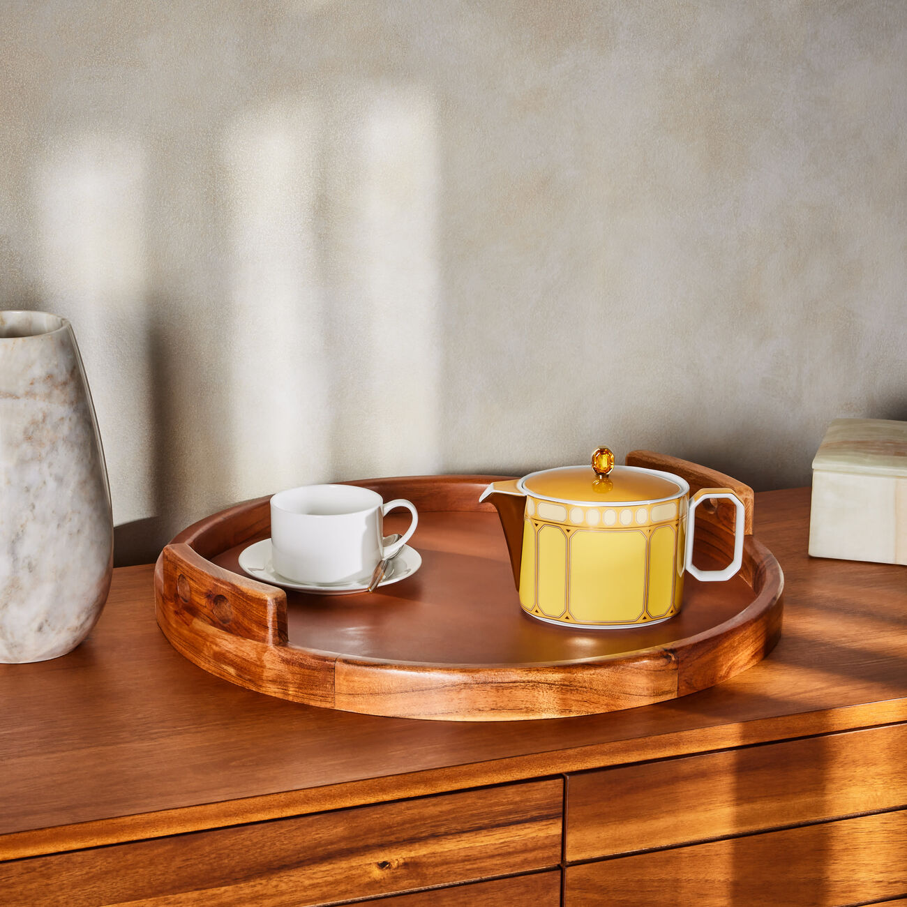 rosenthal signum jonquil tea pot yellow