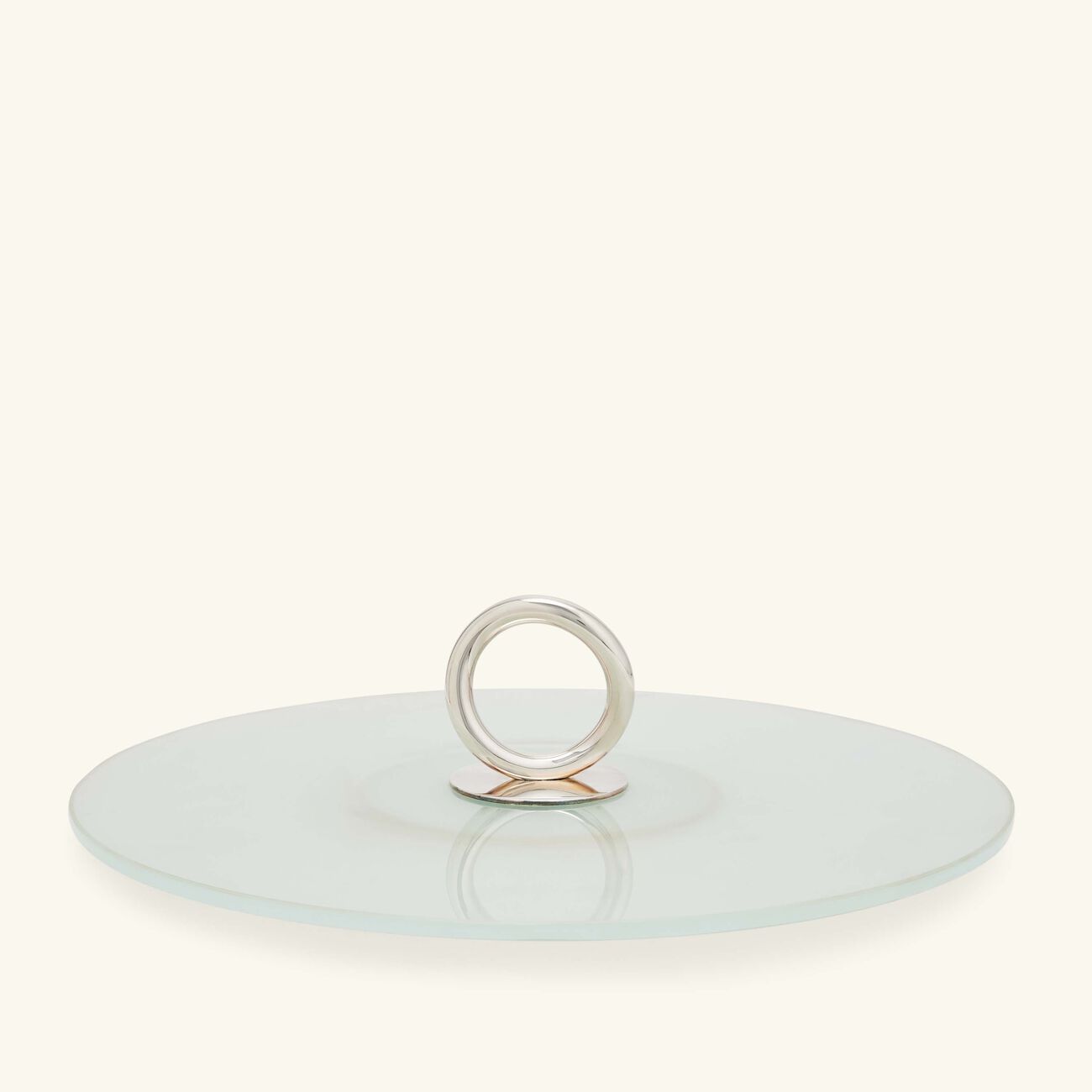 christofle vertigo serving platter round silver plated 30cm