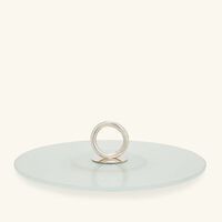 christofle vertigo serving platter round silver plated 30cm