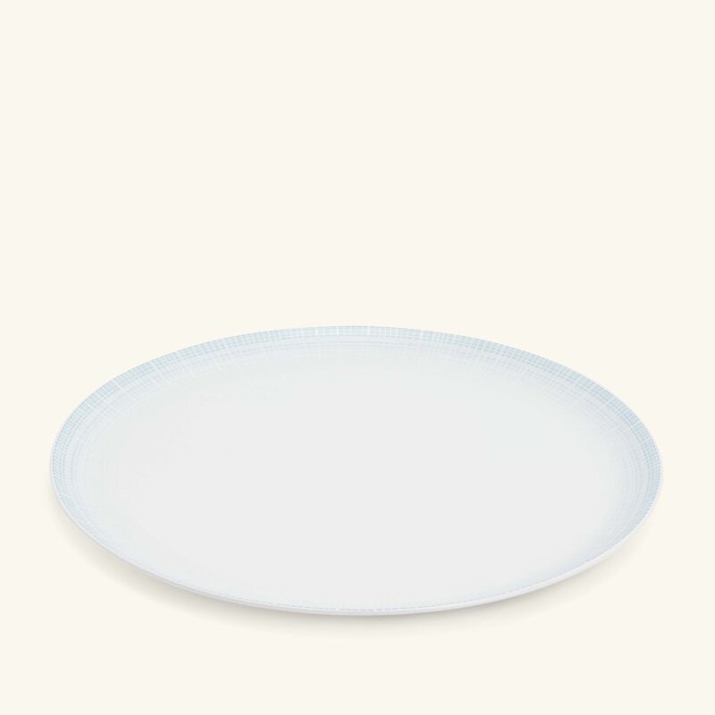 bernardaud saphir bleu serving platter round blue
