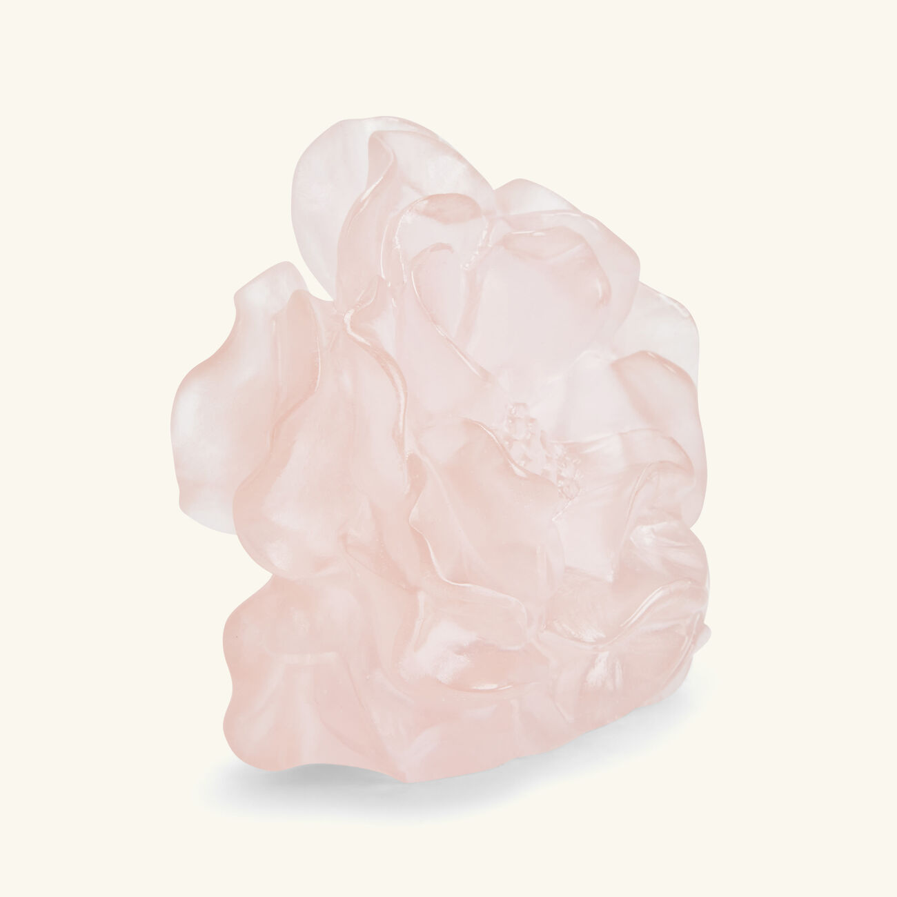 دوم منحوتة كاميليا فلاور صغيرة جدًا وردية