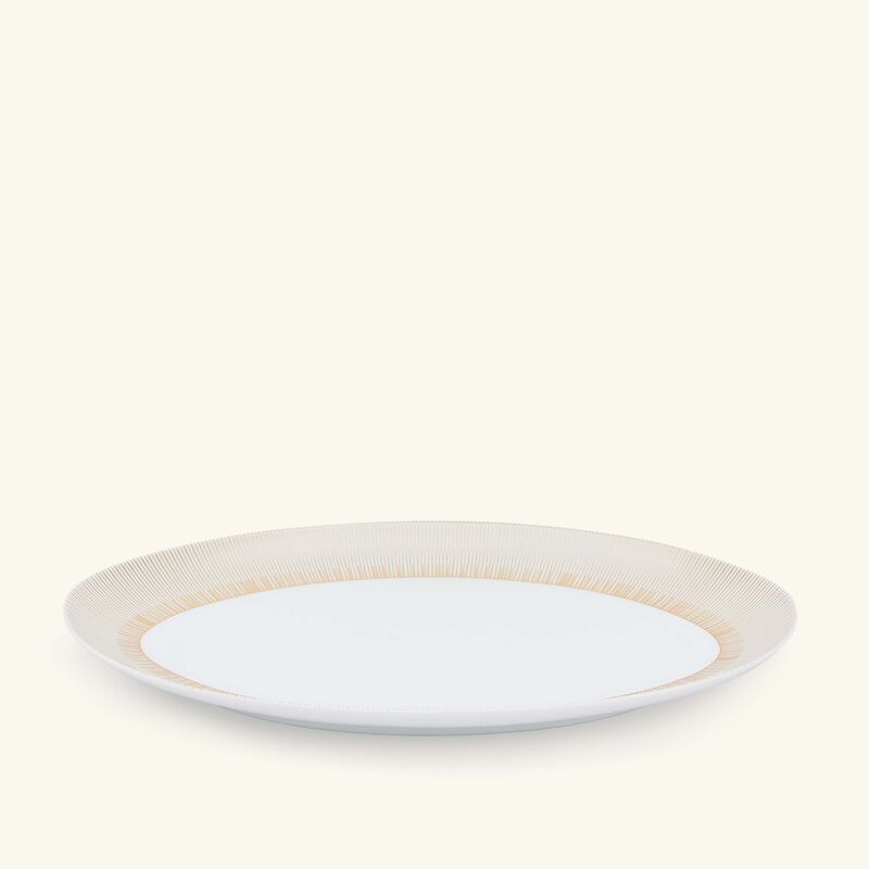 Sol Serving Platter Gold 39cm bernardaud sol serving platter gold 39cm