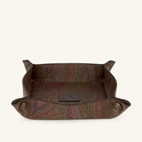 etro arnica decorative tray square brown 15cm