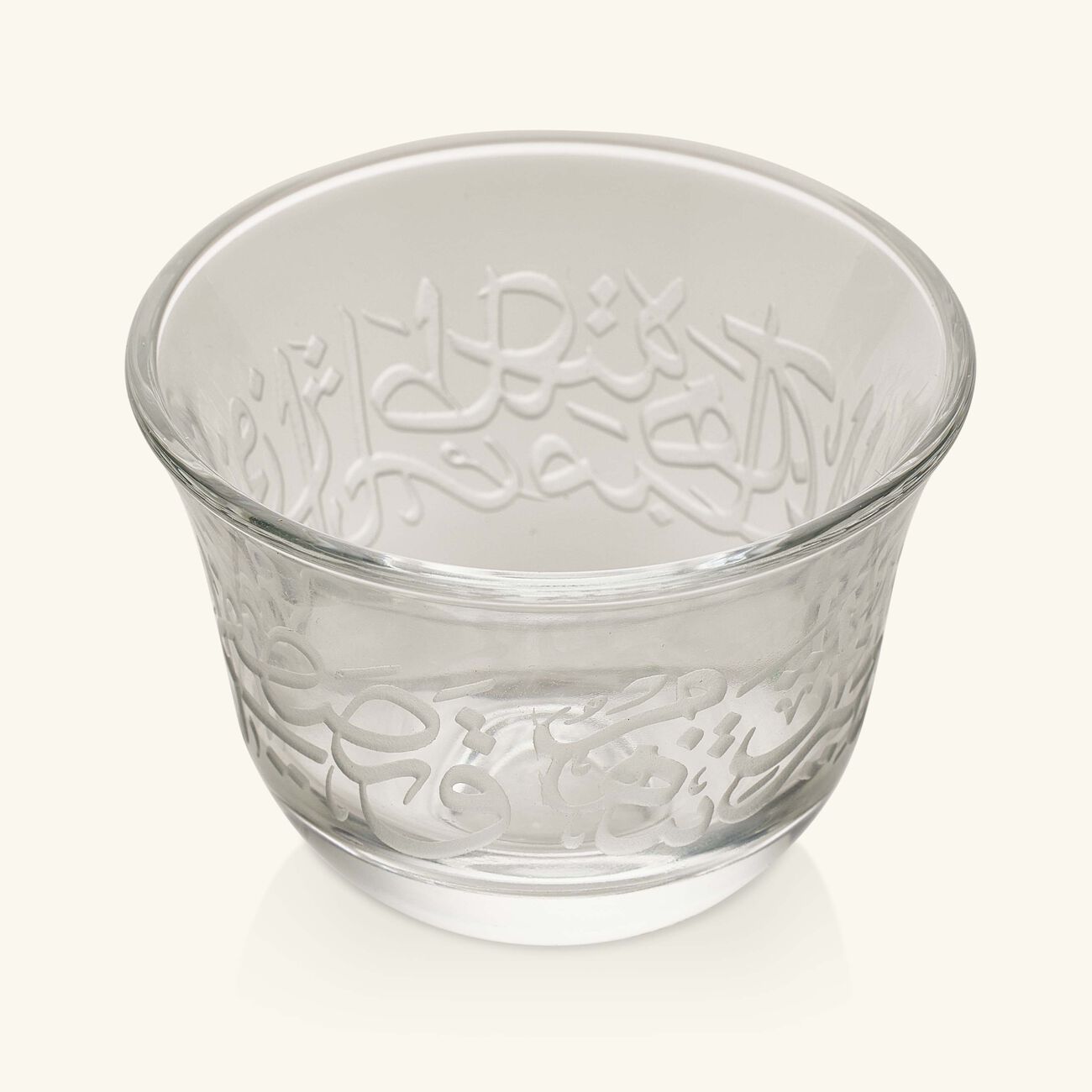 Thuluth Arabic Coffee Cup Clear Set of 6 dimlaj thuluth arabic coffee cup clear set of 6