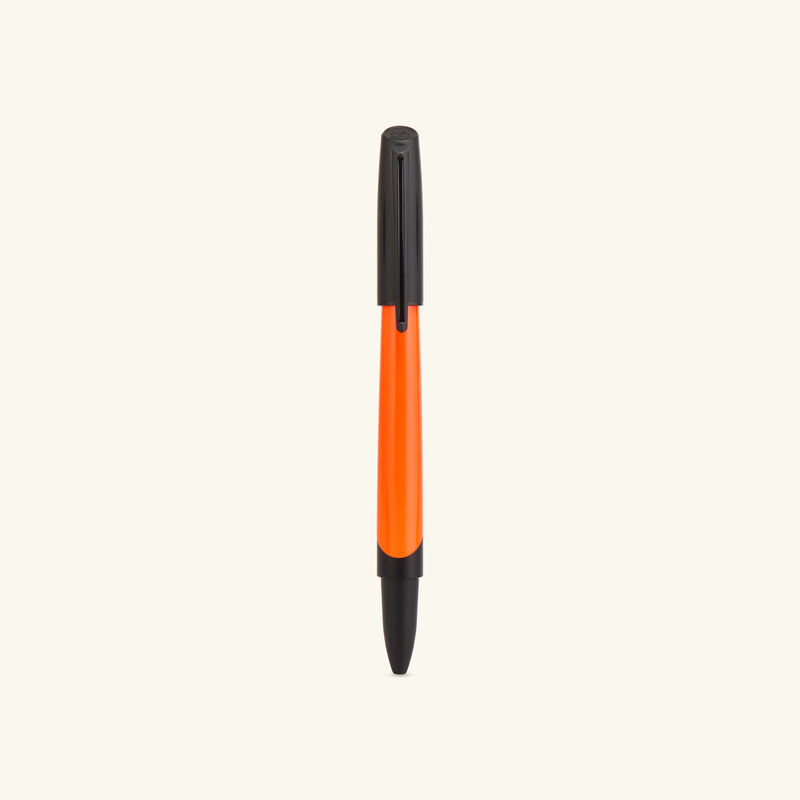 st dupont defi millenium rollerball pen orange