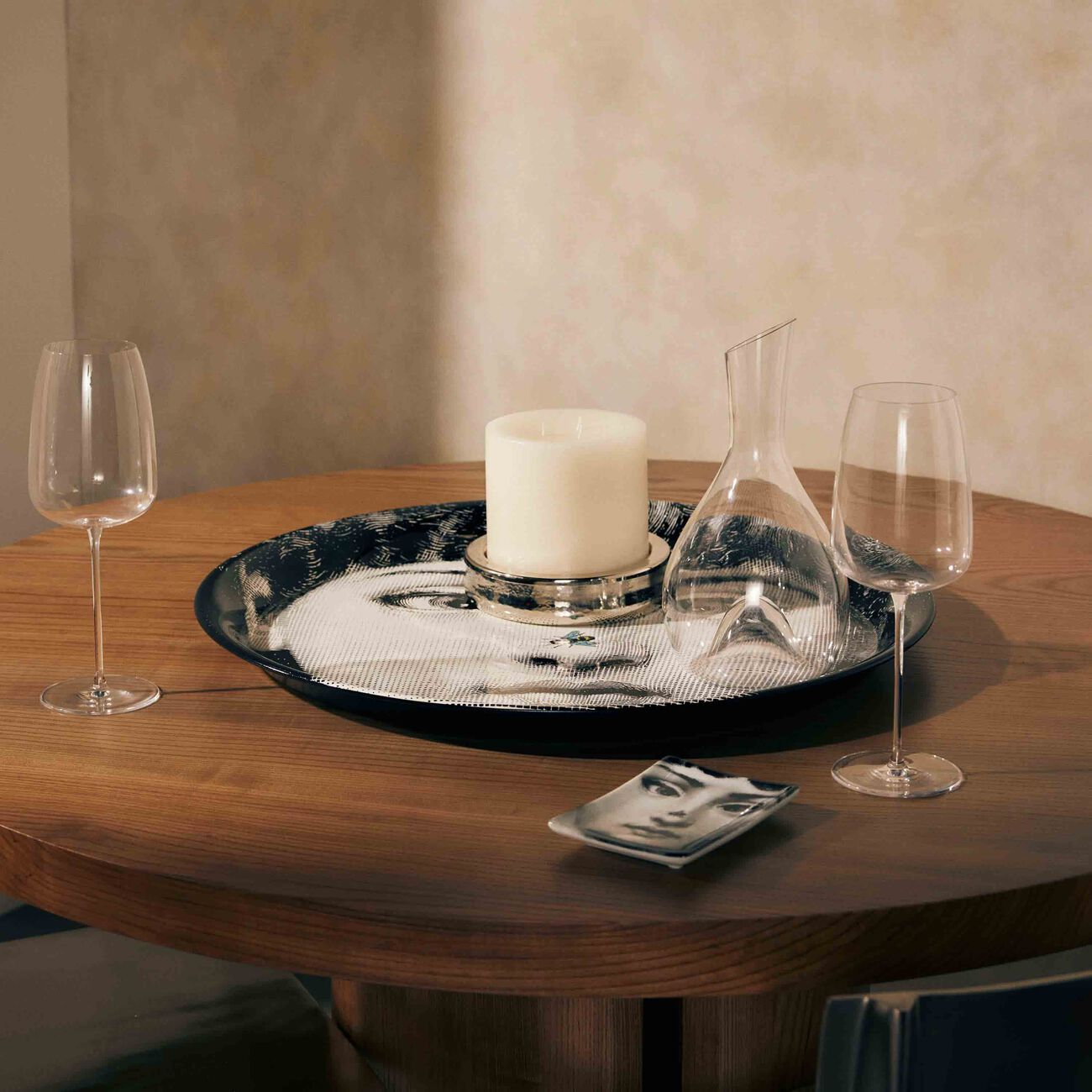 Tema e Variazioni no.363 Tray Round Extra Large fornasetti tema e variazioni no 363 tray round extra large