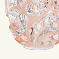 Tourbillons Vase Round Extra Large Pink lalique tourbillons vase round extra large pink