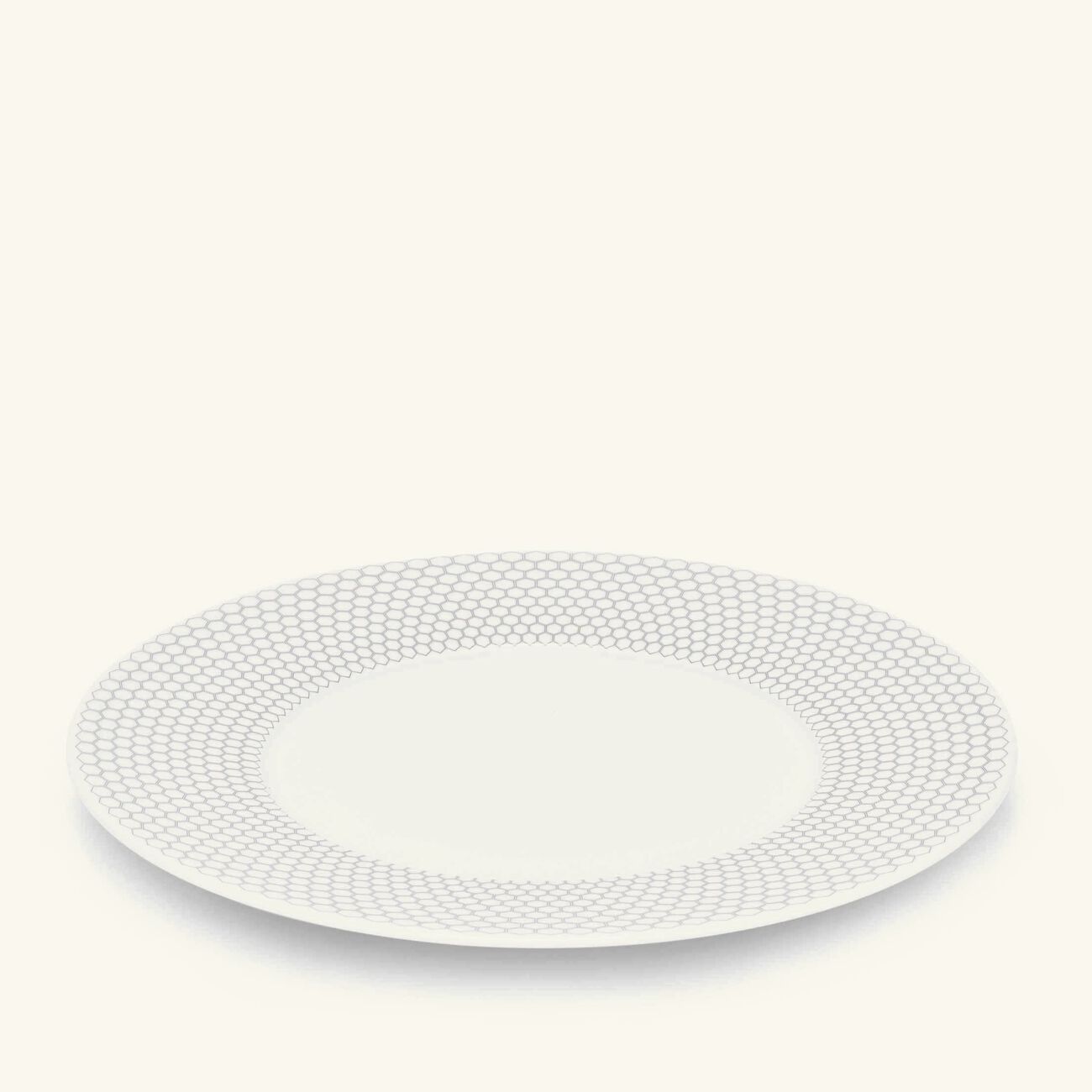 christofle madison 6 dessert plate round grey 21cm