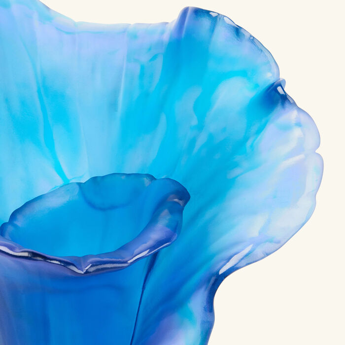 Arum Vase Medium Blue daum arum vase medium blue