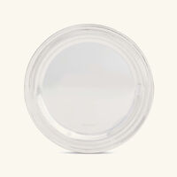 كريستوفل طبق الخبز آلبي دائري باللون الفضي