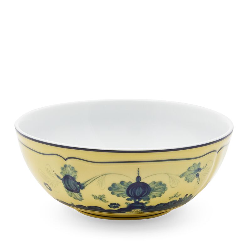 Oriente Italiano Yellow Bowl, large