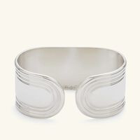 كريستوفل حلقة المناديل أوبن ماري روز باللون الفضي