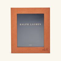 Bedford Garrett Leather Frame Brown 20x25 cm ralph lauren home bedford garrett leather frame brown 20x25 cm