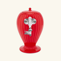 fornasetti serratura rigato vase red