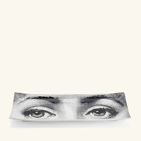 Occhi Tray Rectangular Small Grey fornasetti occhi tray rectangular small grey