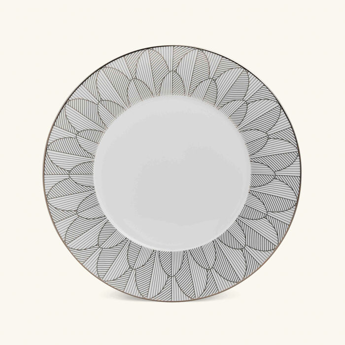 christofle malmaison imp riale dinner plate round white 27cm