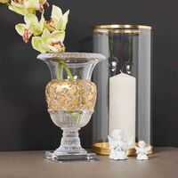 lalique versailles vase medium gold