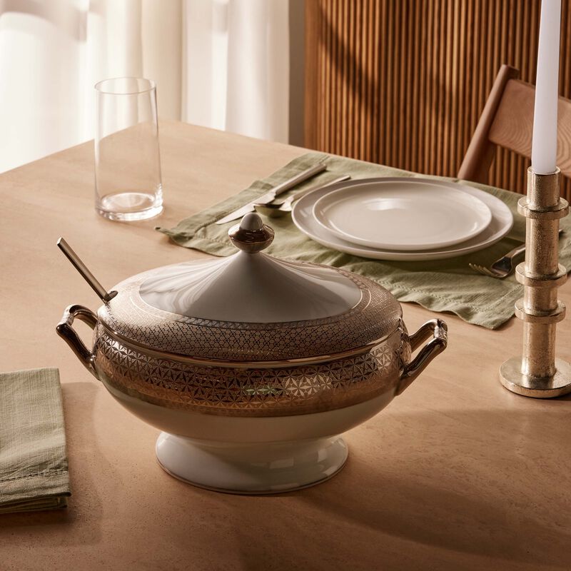 Divine Soup Tureen Silver bernardaud divine soup tureen silver
