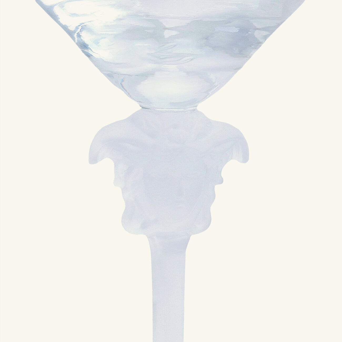 Medusa Lumiere Cocktail Glass Clear versace medusa lumiere cocktail glass clear