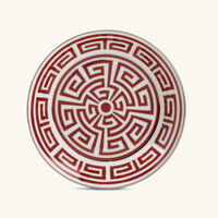 ginori 1735 labirinto tea saucer red
