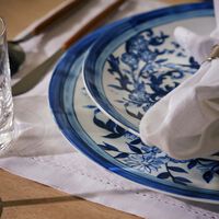 dolce gabbana casa blu mediterraneo charger plate blue round 31cm