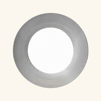 Maille Platine Service Plate Round Silver 31cm bernardaud maille platine service plate round silver 31cm