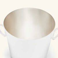 christofle vertigo ice bucket silver plated