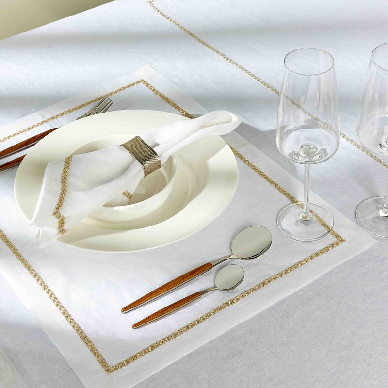 catherine denoual rosely placemat gold