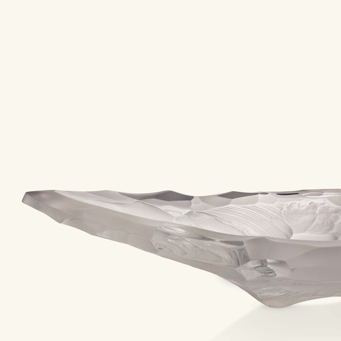 lalique terramineral silex centerpiece large clear